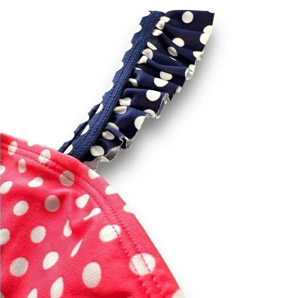 Cat & Jack | Girl’s Polka Dot One Piece ((M)/7-8 yrs) 🩱 - Picture 2 of 5